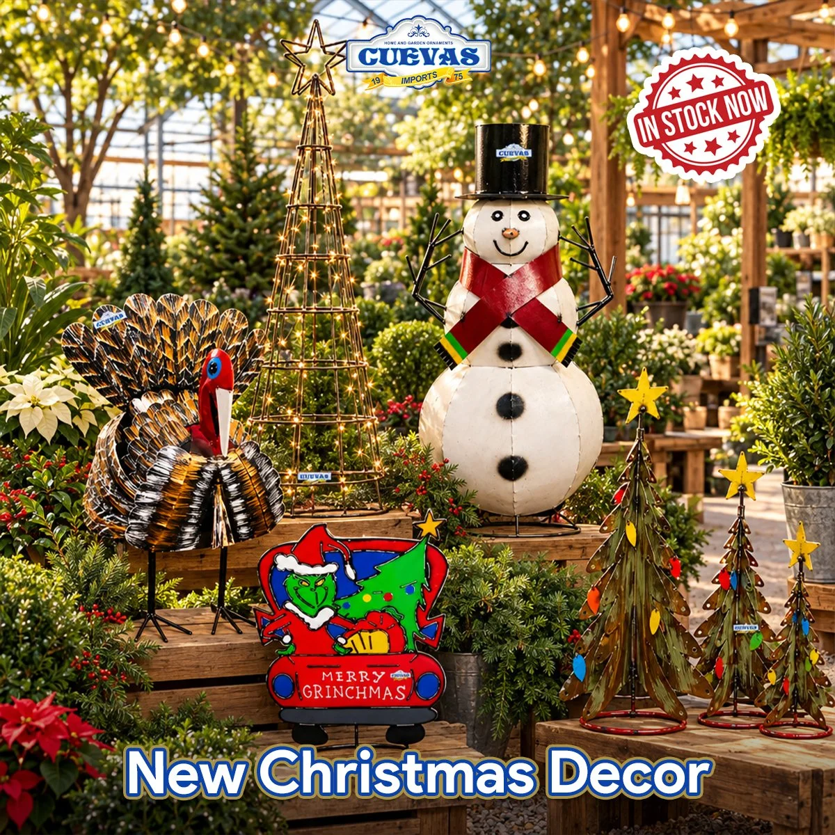 Wholesale Christmas Decorations for Rustic Garden Style