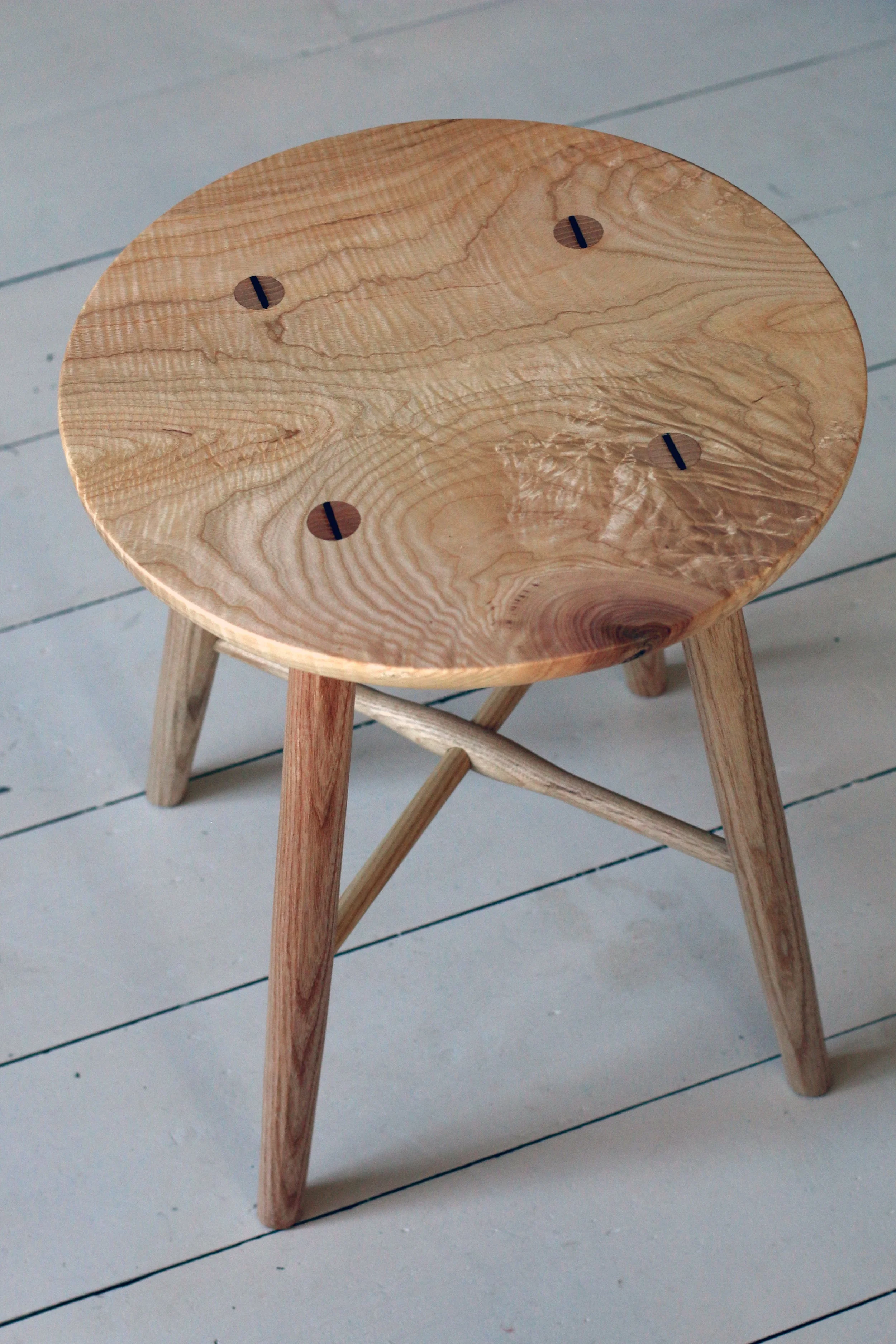 Round side table