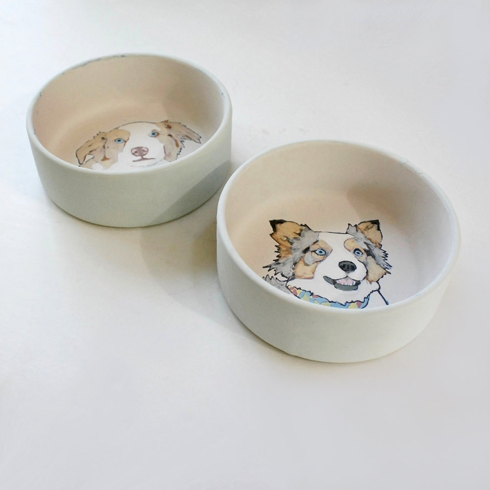 Custom Pet Bowls — Hadley Clay Studio