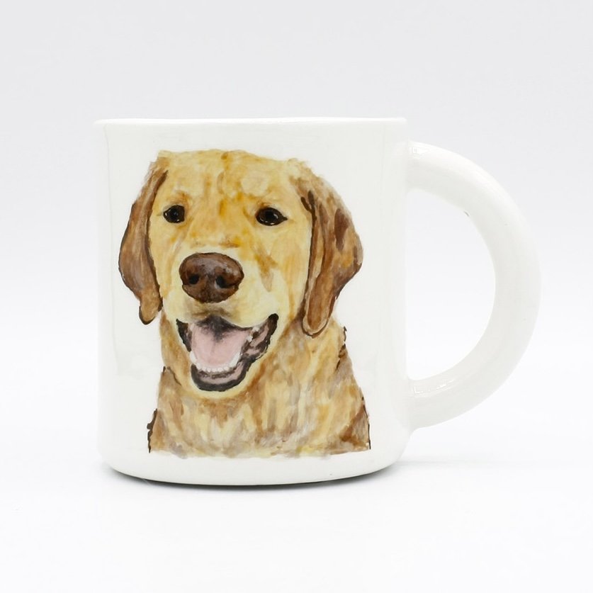 Painted Custom Pet Mug — Hadley Clay Studio