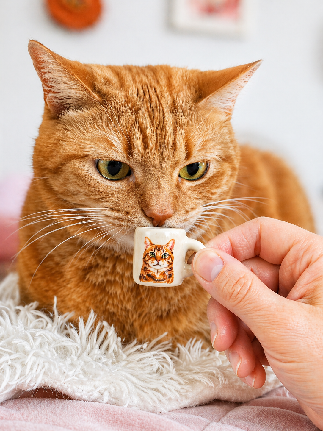 Custom Pet Portrait Mini Mug