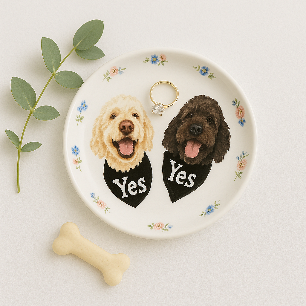 Custom Pet Ring Dish