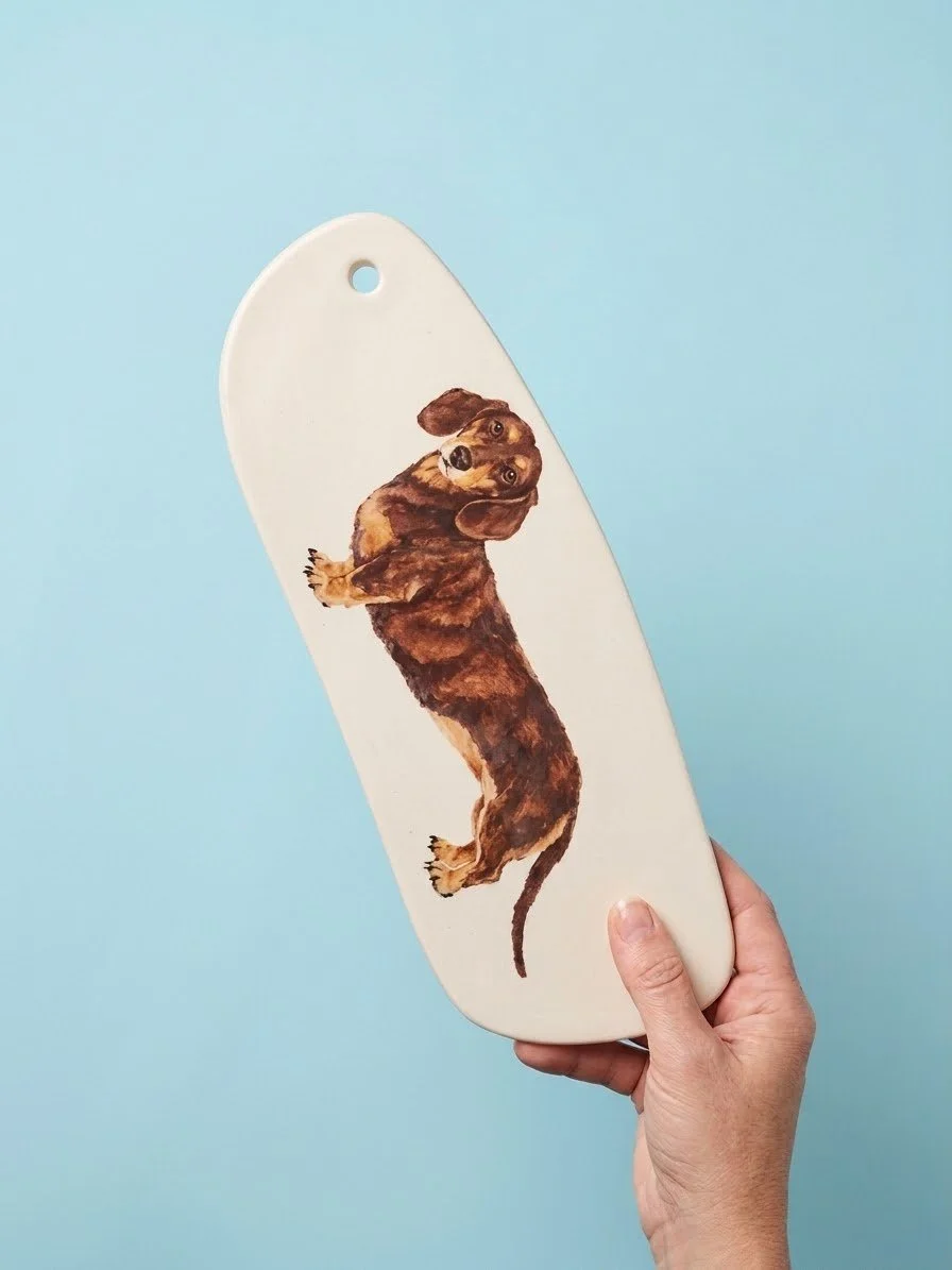 Pet Portrait Charcuterie Board