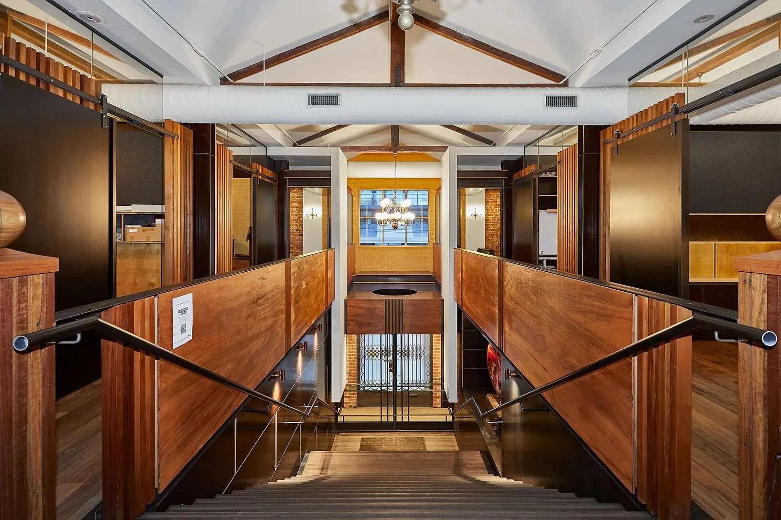 Reception area serviced and corporate offices