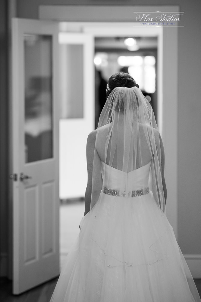 Everyone is finally ready and Ashley walks out to meet her groom to be for the first look on the docks!