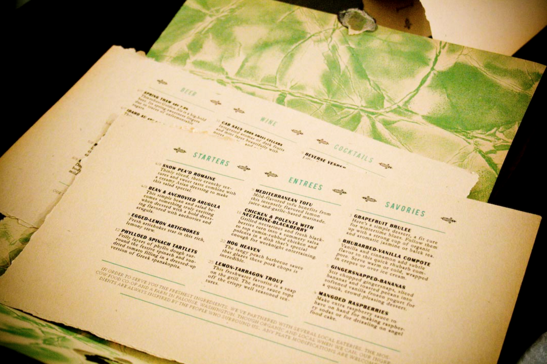 MENU DESIGN