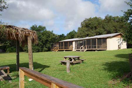 The facility has 75 acres of wooded oak forests with a freshwater, spring fed lake.