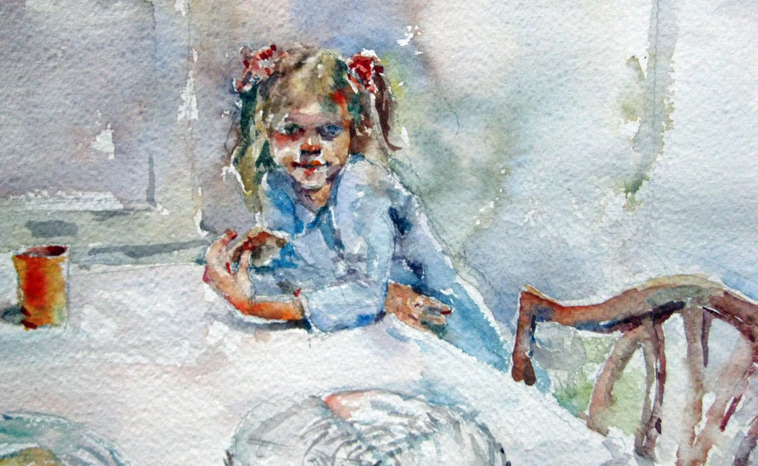 Meredith with cookies