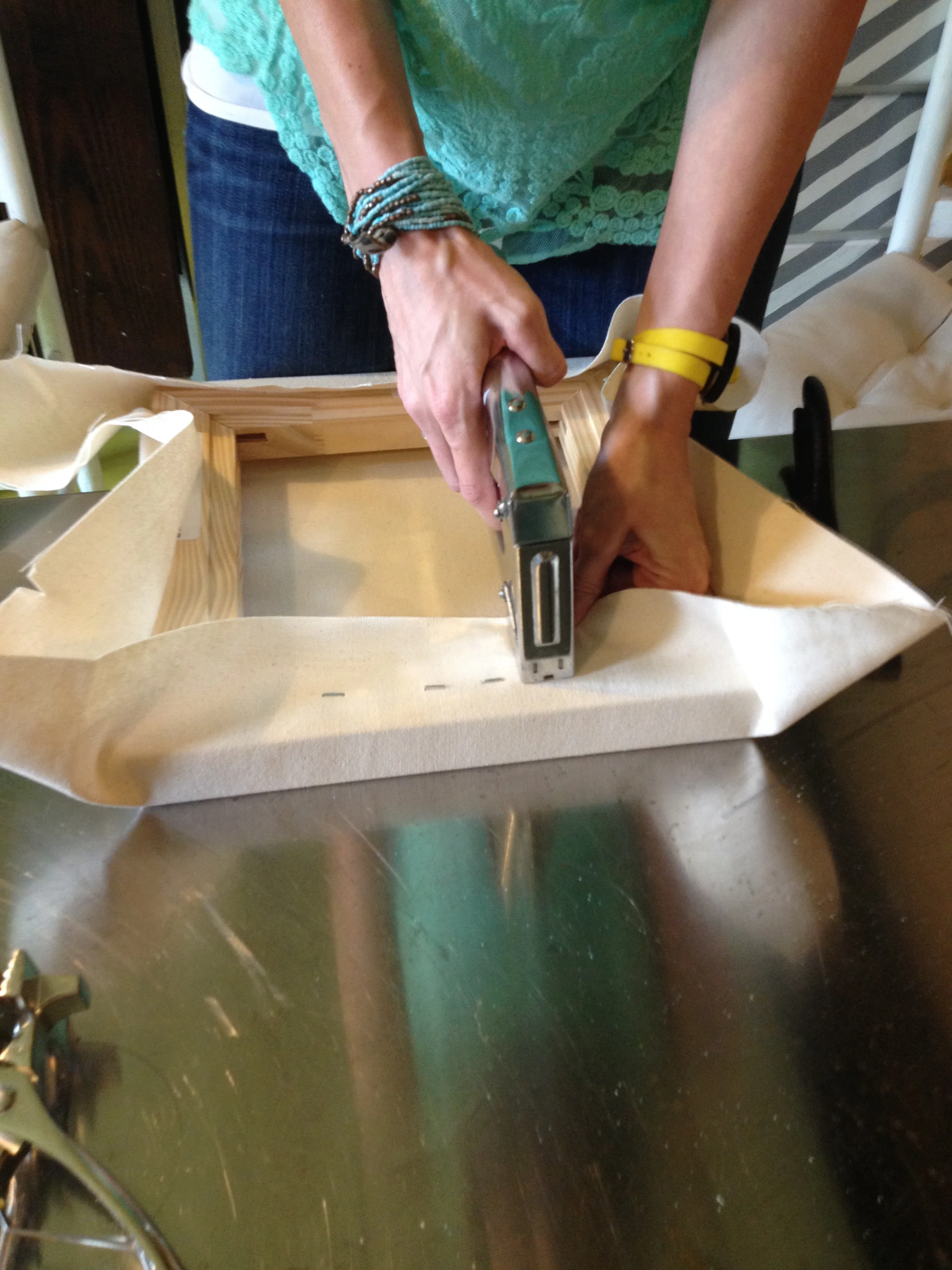 How to Hand Stretch Your Own Canvas