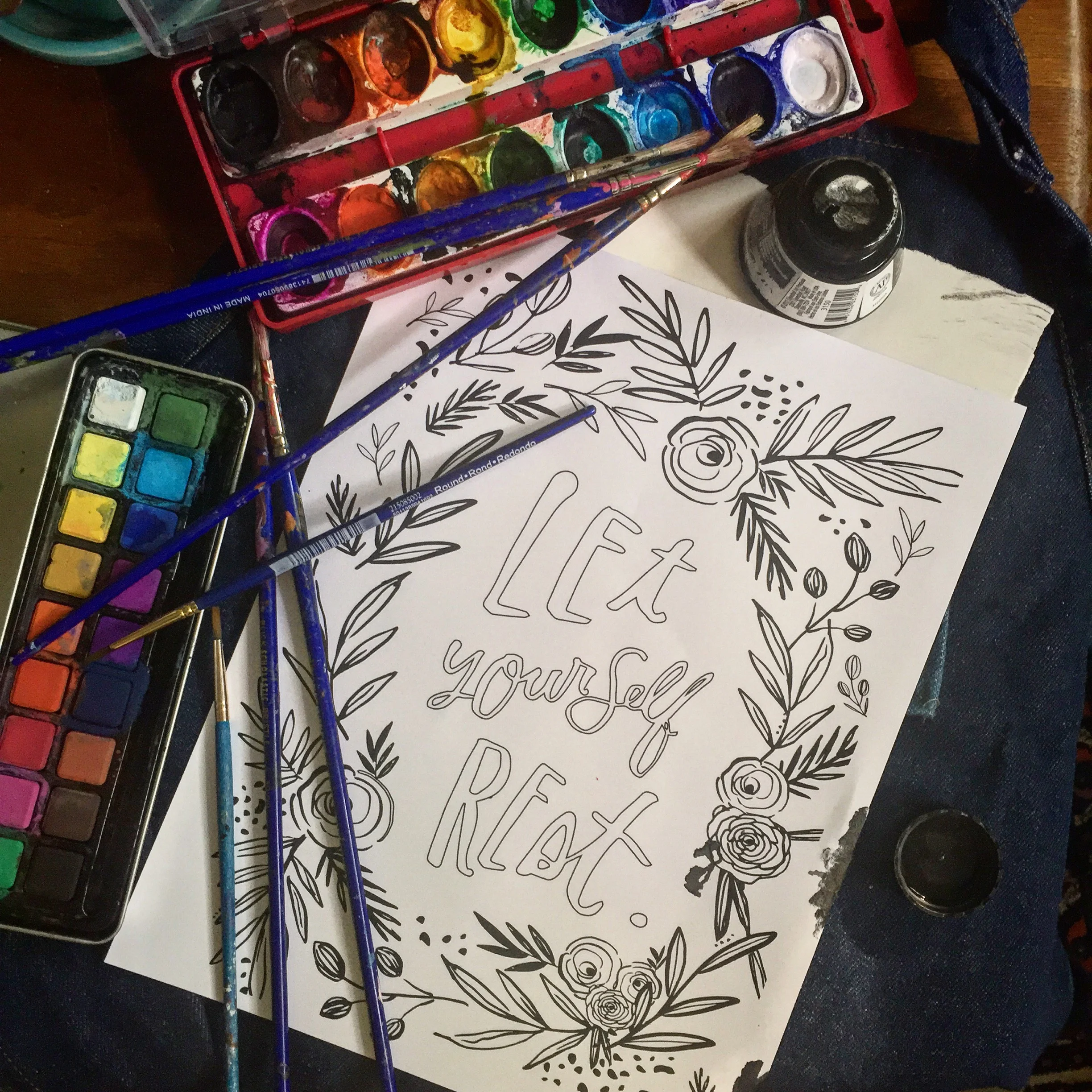 Hand Lettering with Ali Nelson at Wellspring Living 