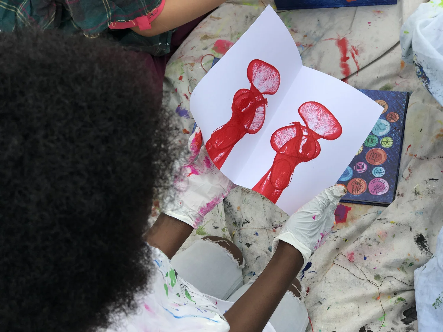 String and Ink Art With New American Pathways — Paint Love