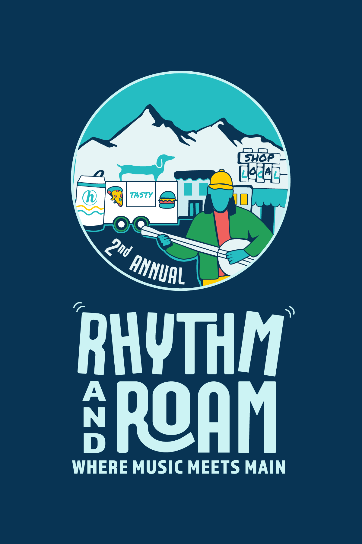 Full logo for social media, and posters