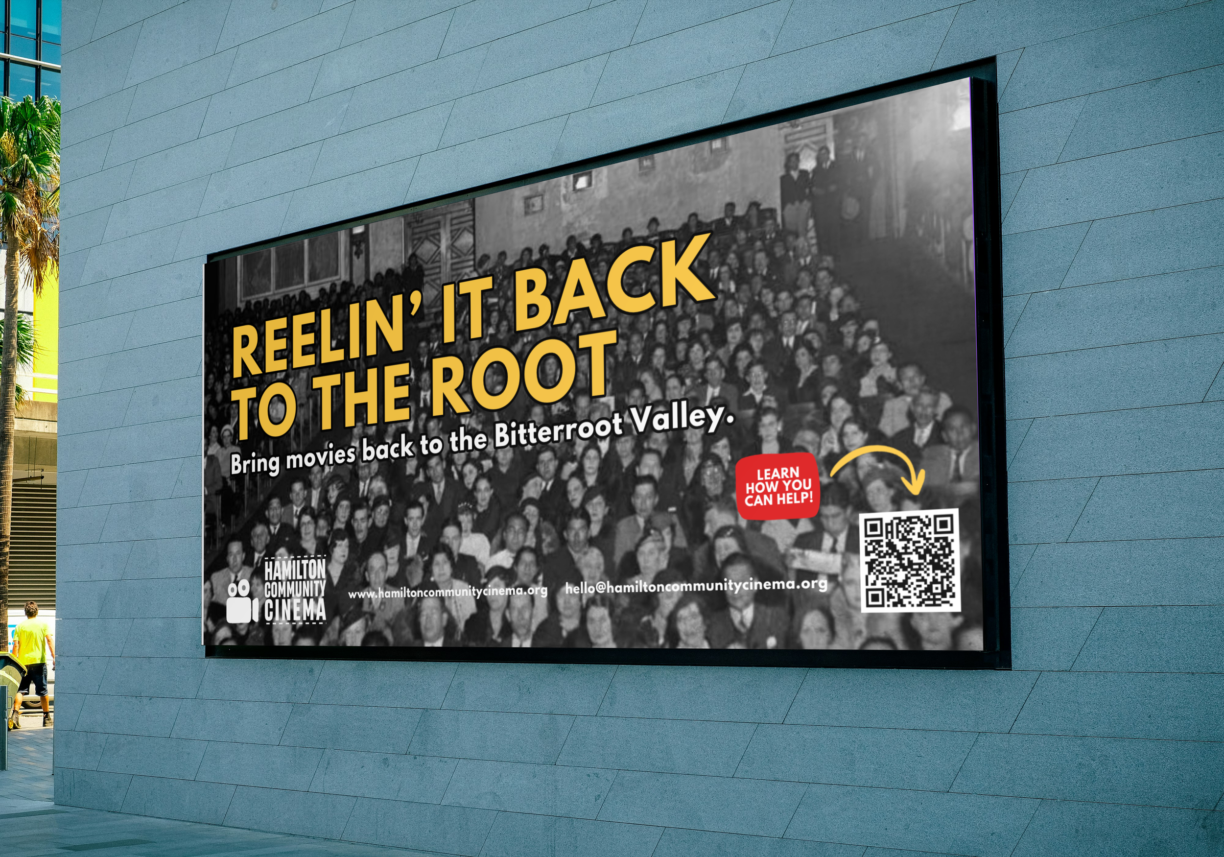 Digital ad for local coffee shop tv.