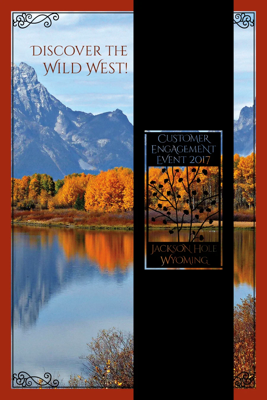 Program of Events Booklet Cover (laser die-cut band)