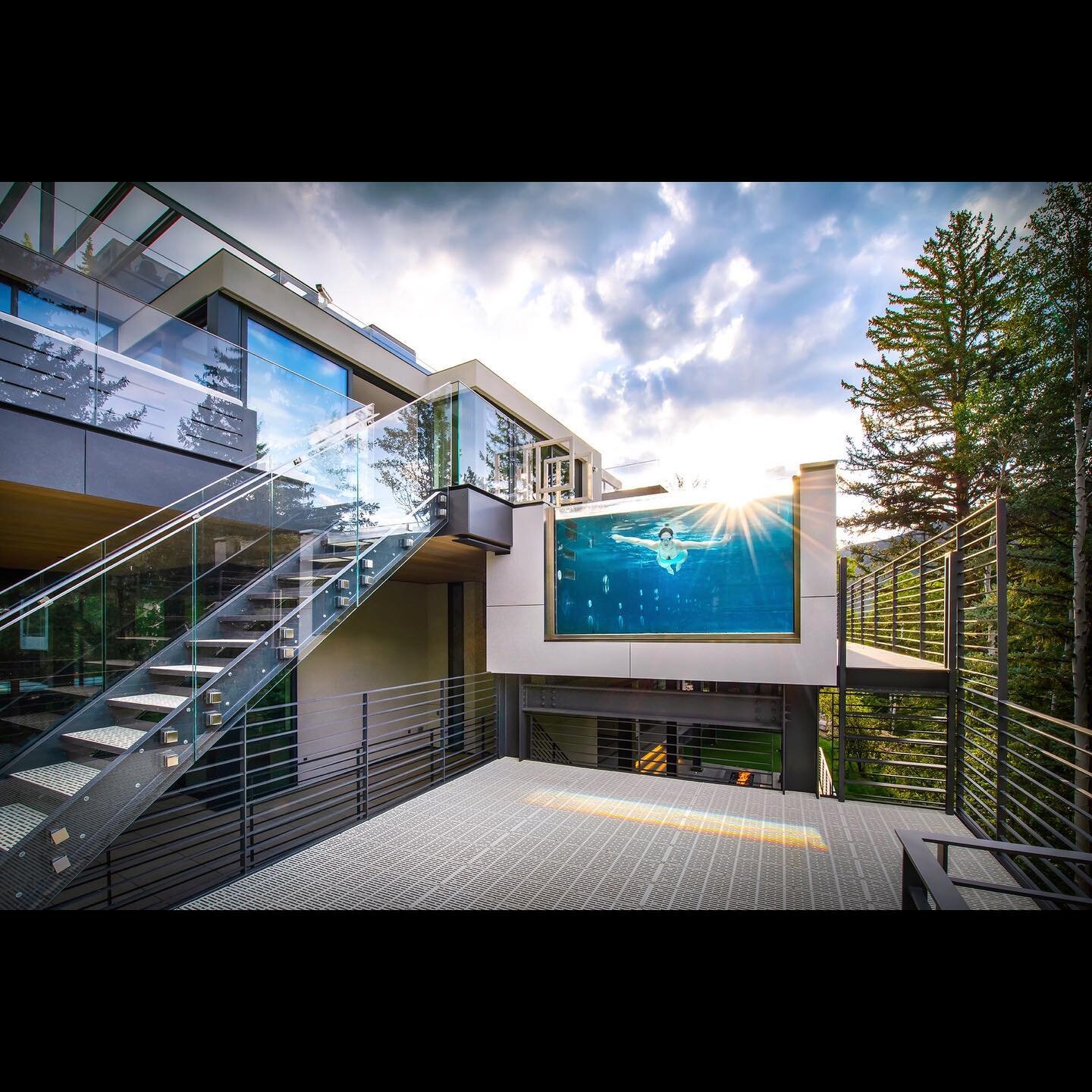 Modern Pool Vibes.....
This was one of the most complicated residential pool designs I&rsquo;ve ever photographed. I actually got to watch and film the install of this masterpiece, and to say there were a lot of moving parts would be an understatemen