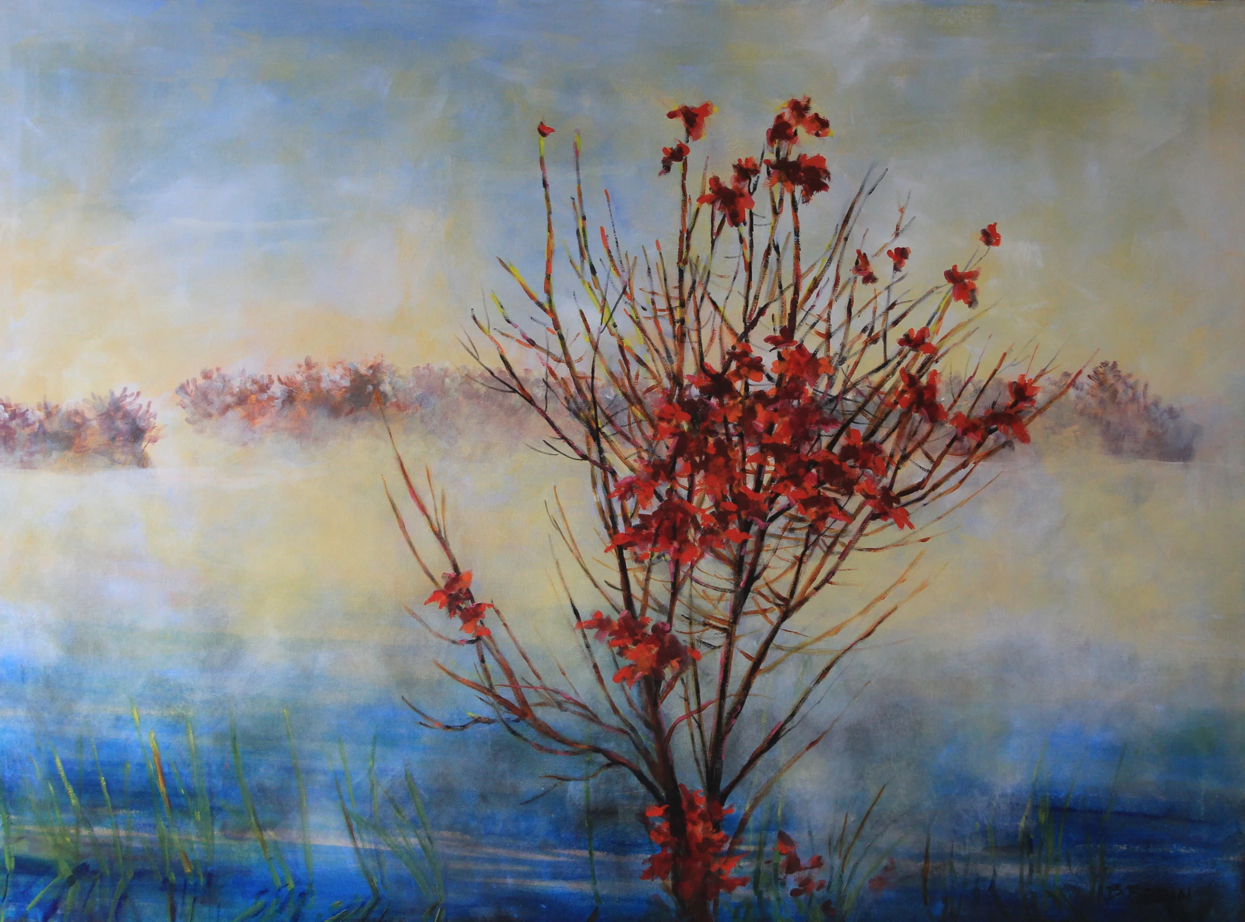 size, acrylic on canvas SOLD, Galerie d'art au P'tit Bonheur