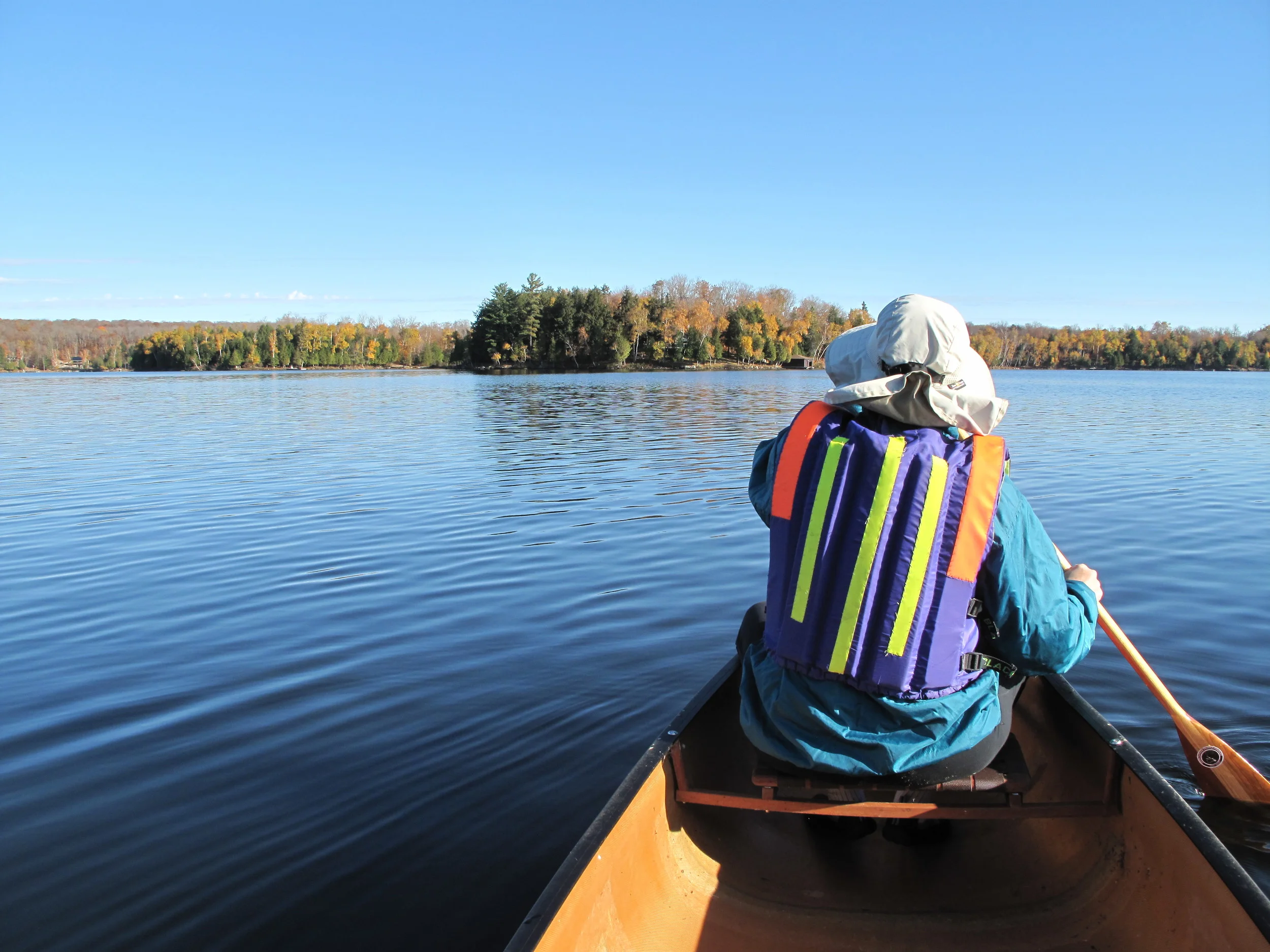 paddling gives ample time to enjoy the scenery