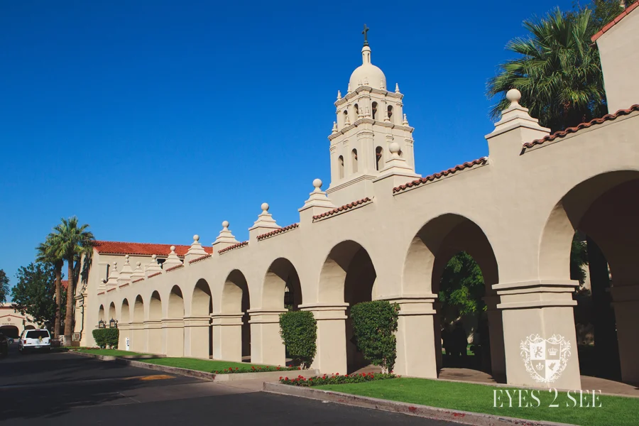 AZ Phoenix Wedding Photography Arizona Biltmore Brophy Chapel