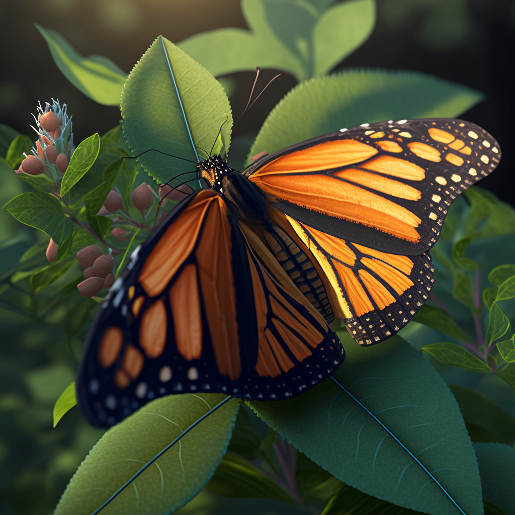 slmshadee_monarch_butterfly_golden_hour_green_leaves_ultra_real_73d94860-4394-4ee5-ad6a-13c23c4173b3.png