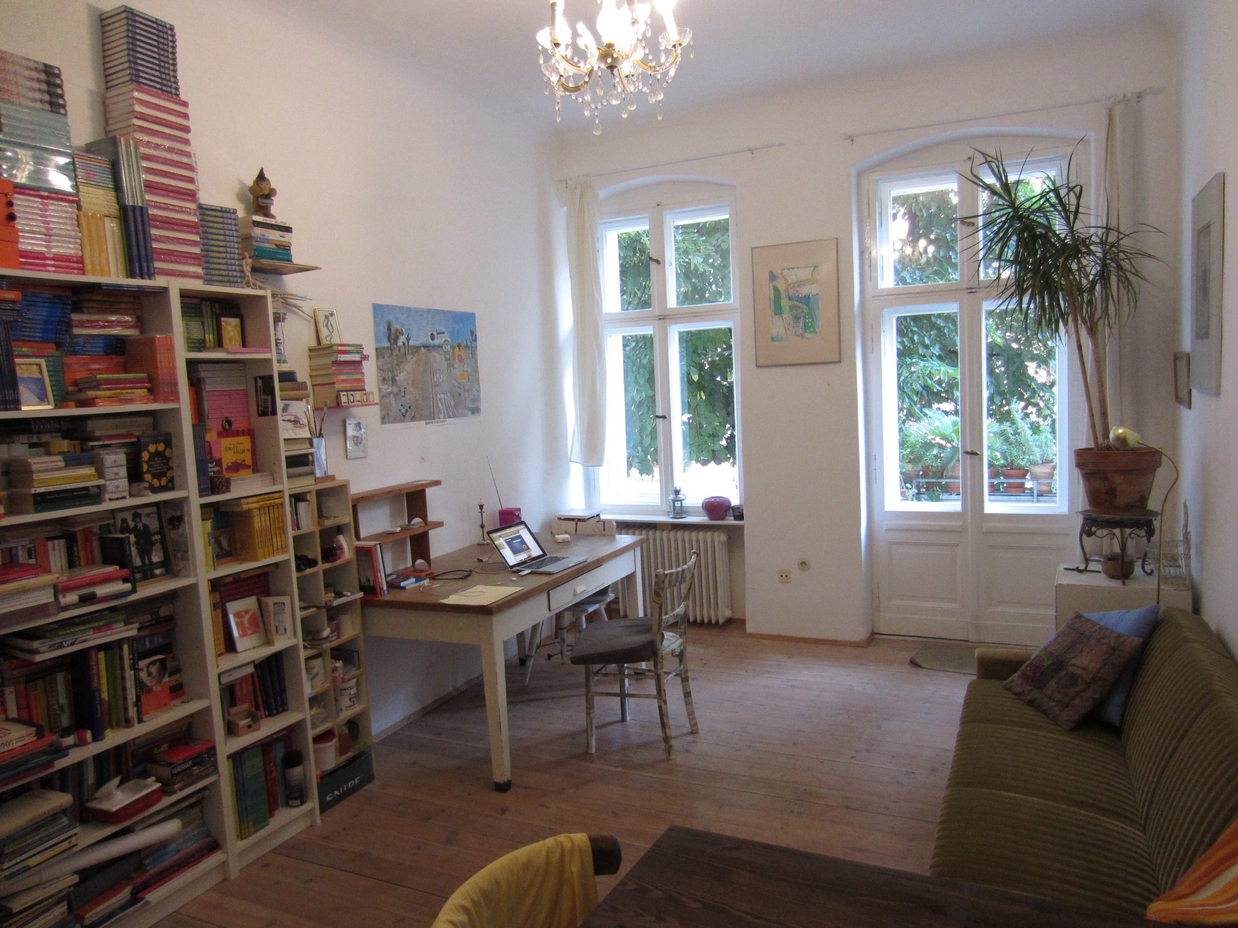   The lovely flat in Berlin's Neukölln district&nbsp;where I got a lot of writing done&nbsp;during my Fall 2013 residency with English Theatre Berlin.  