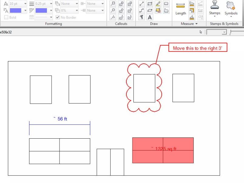 Not to brag, but I designed and drew this beautiful office building all by myself. Impressed? You can obviously use any DWF or DWG file that you have access to.