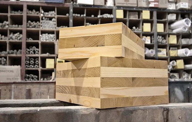 Cross Laminated Timber. Photo by the Oregon Department of Forestry , CC BY 2.0
