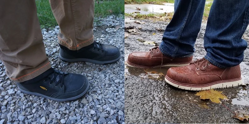 Keen Utility Redding (left) and San Jose (right) Boots