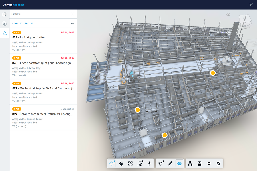 multi-model view screenshot, via Autodesk