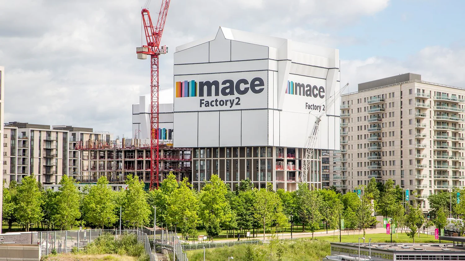 Medium Rise Factory The Mace Group Built 6-Story, Rising Prefab Factories On Top of Under ...