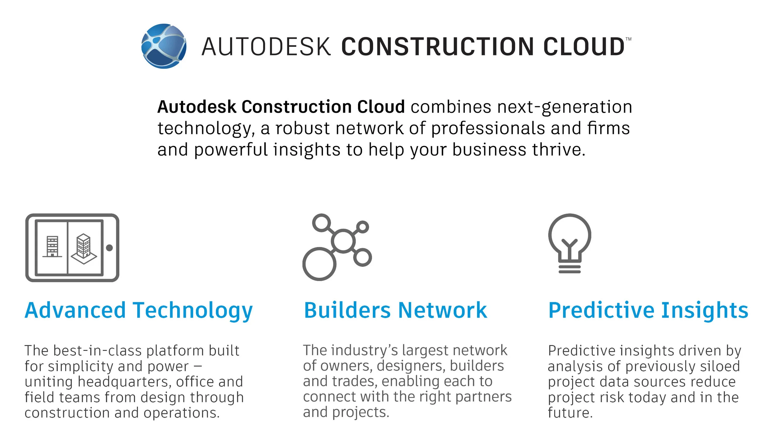Autodesk Announces Autodesk Construction Cloud, Their New Cohesive ...