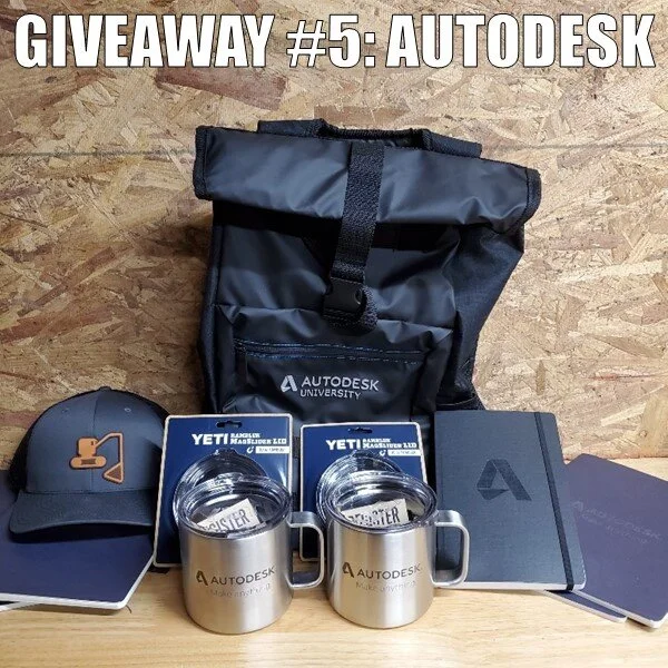 GIVEAWAY #5: AUTODESK SWAG PACK 