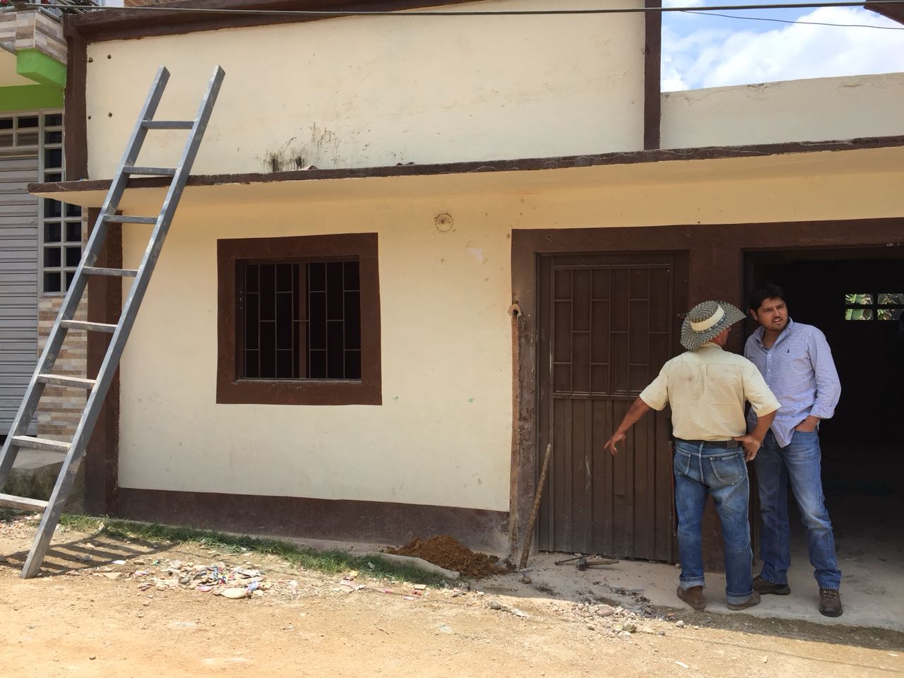El Carmen Community Hub before the work began in 2017