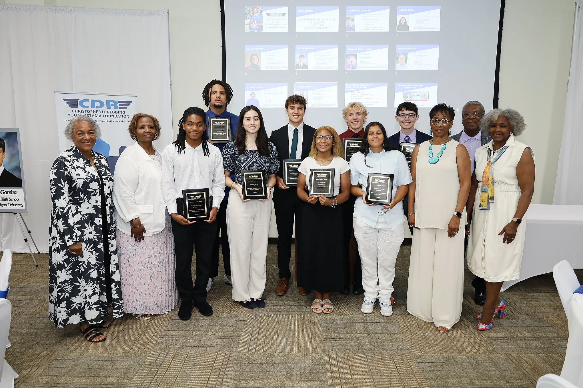 2024 CDRYAF Scholarship Recipients and Board Members.jpeg