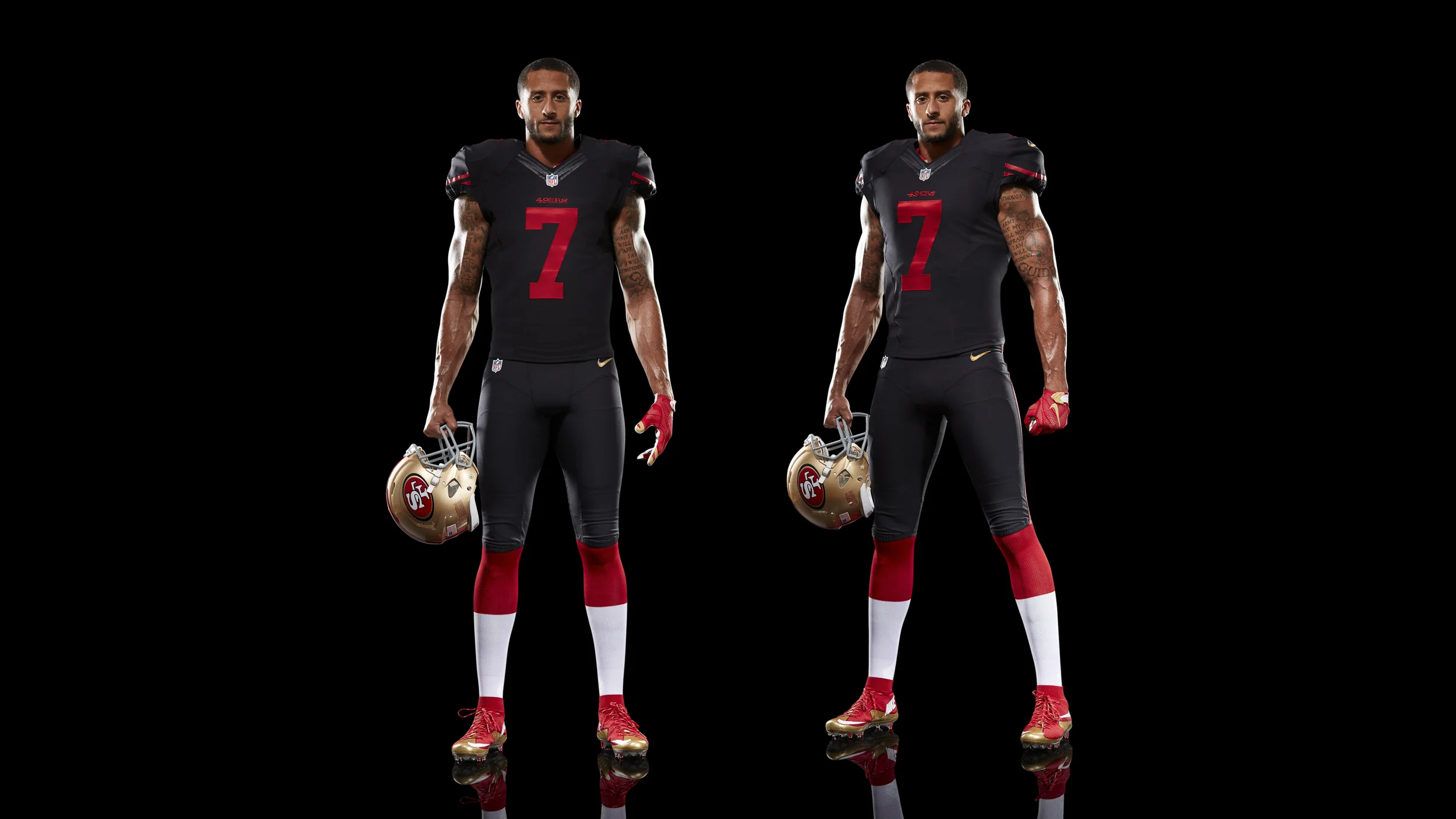 49ers all black uniform