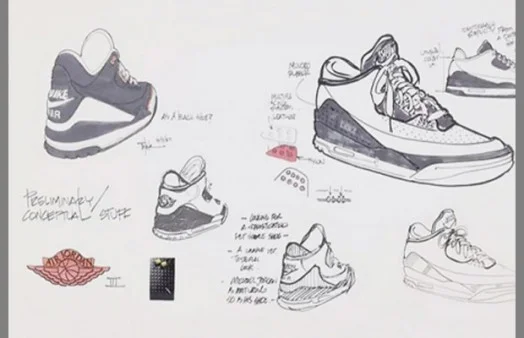 tinker hatfield sketches