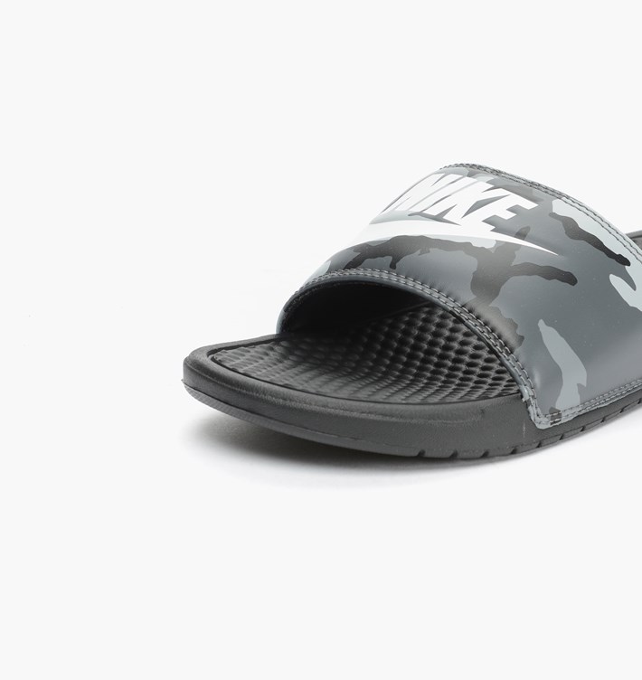 Nike Womens Benassi JDI Print Slide Sandals Black/White 618919-006 (7 M ...