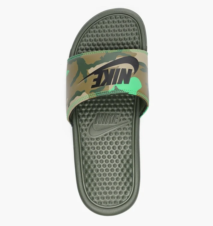 camouflage nike slippers