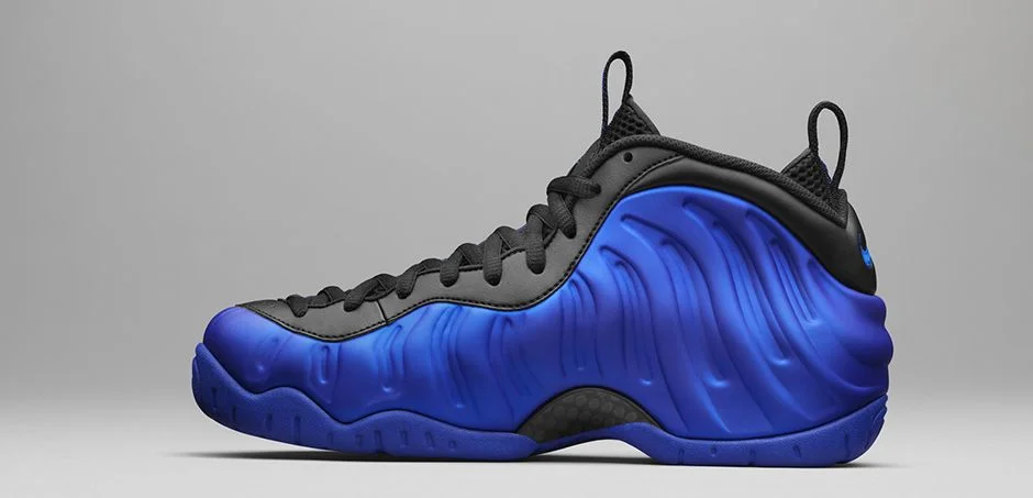 nike foamposite cobalt blue
