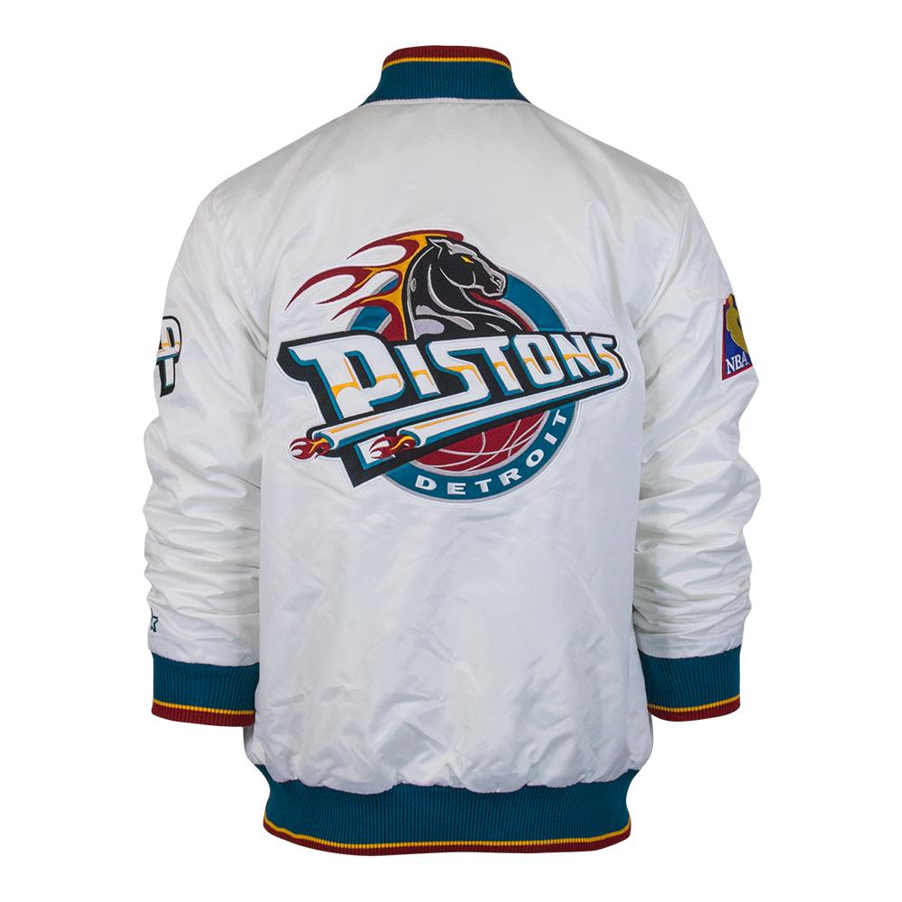 white detroit pistons jacket