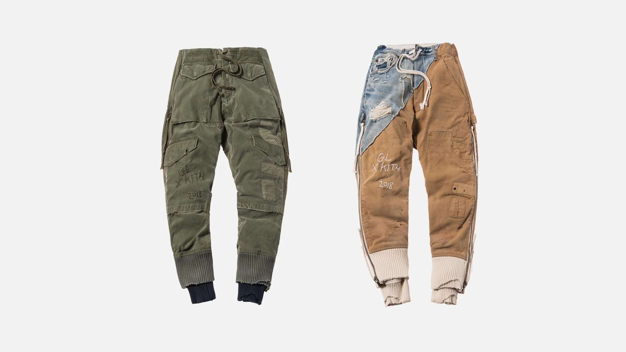 kith x greg lauren plaid military trench artist coat