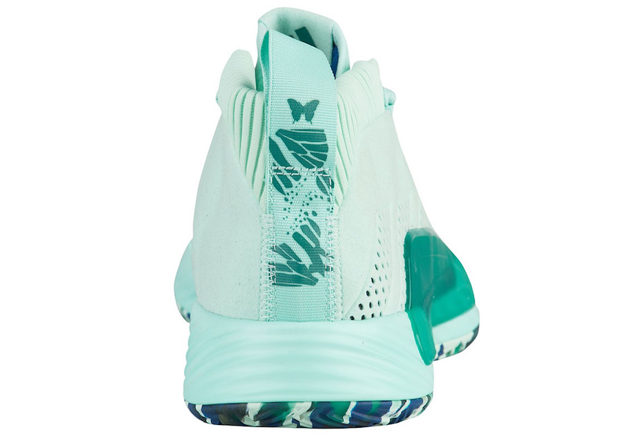 adidas dame 5 mint green