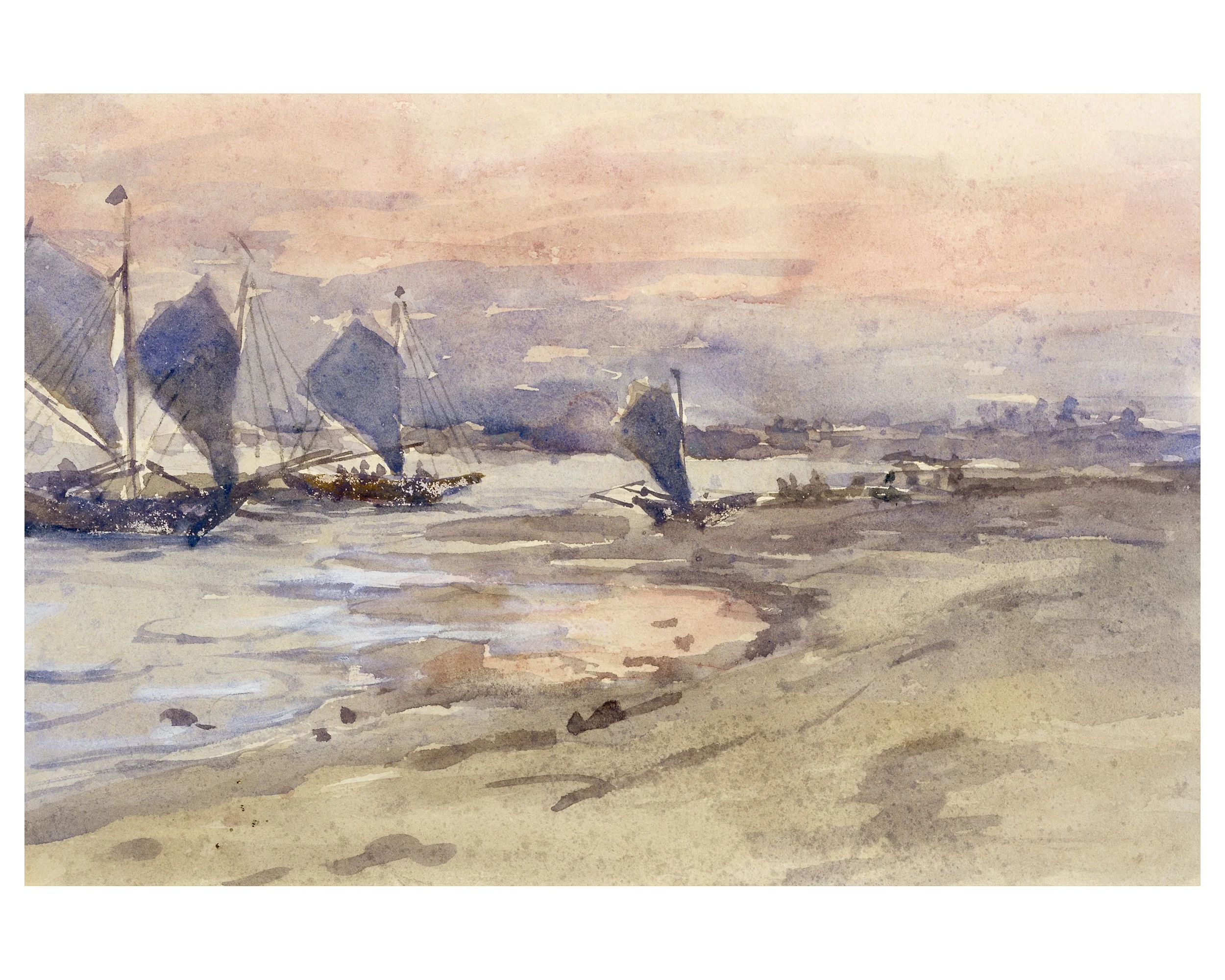 29. Sailboats at Sunset / Iloilo