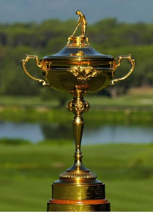 Ryder Cup trophy at Camiral Golf & Wellness