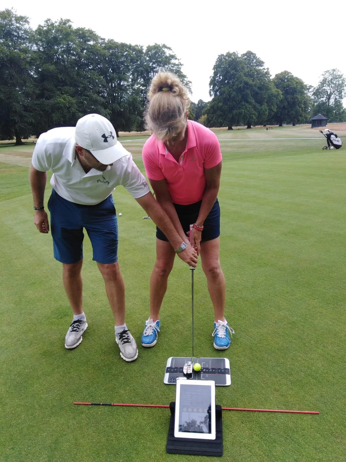 Golf development session with 1st Tee Treks