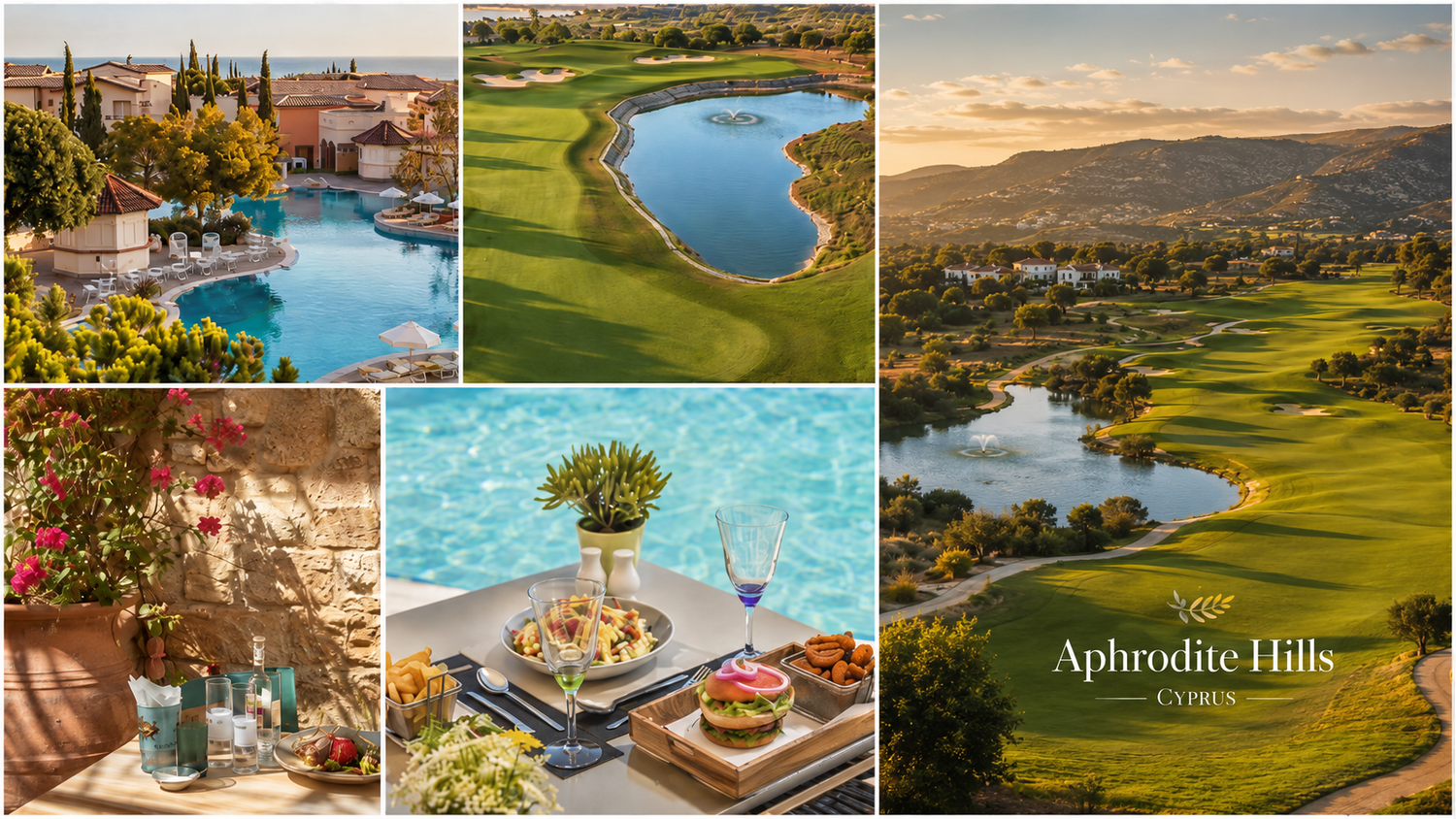 Aphrodite Hills golf resort in Cyprus