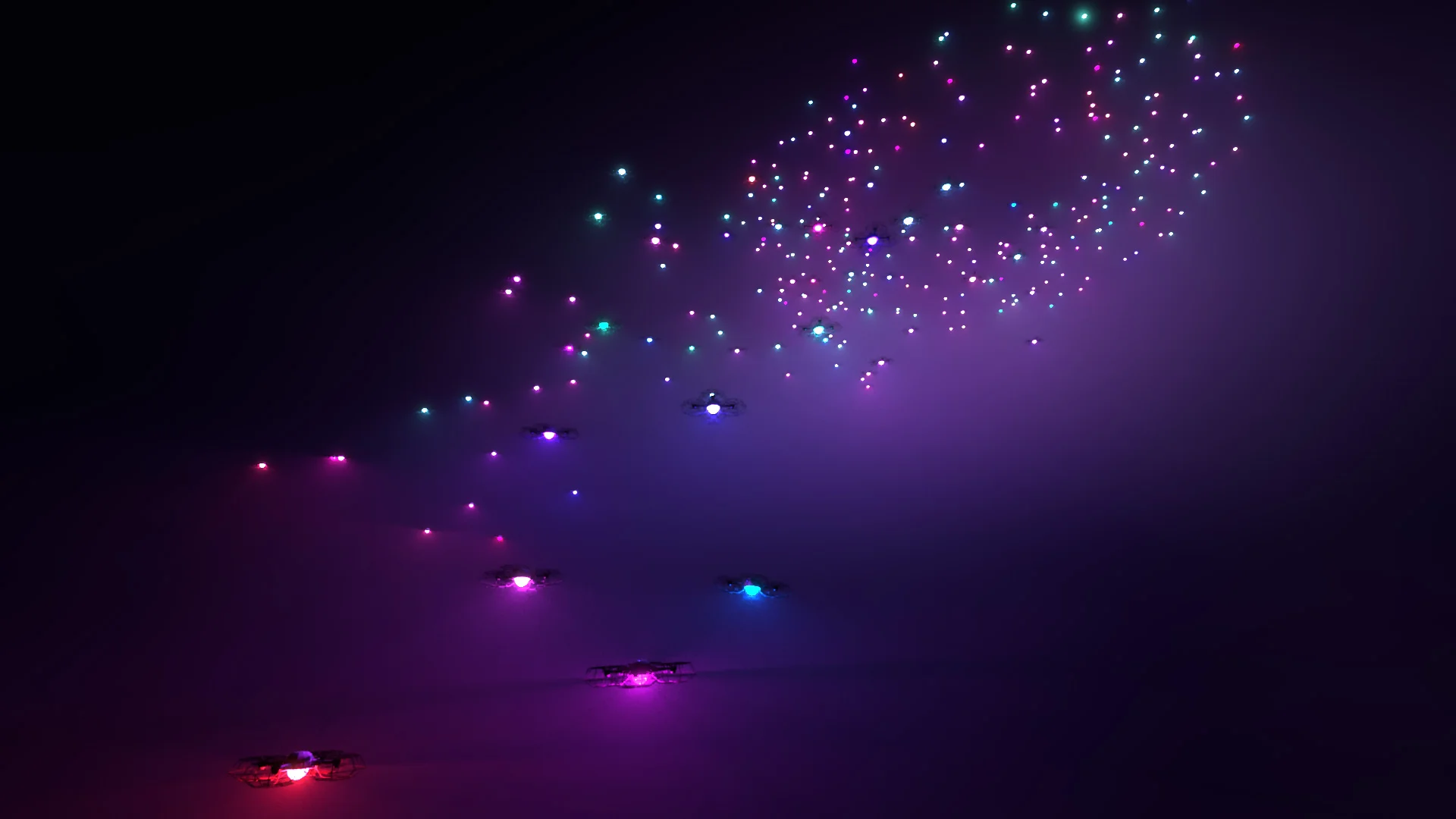 Accurate Simulation of Intel Drone Show