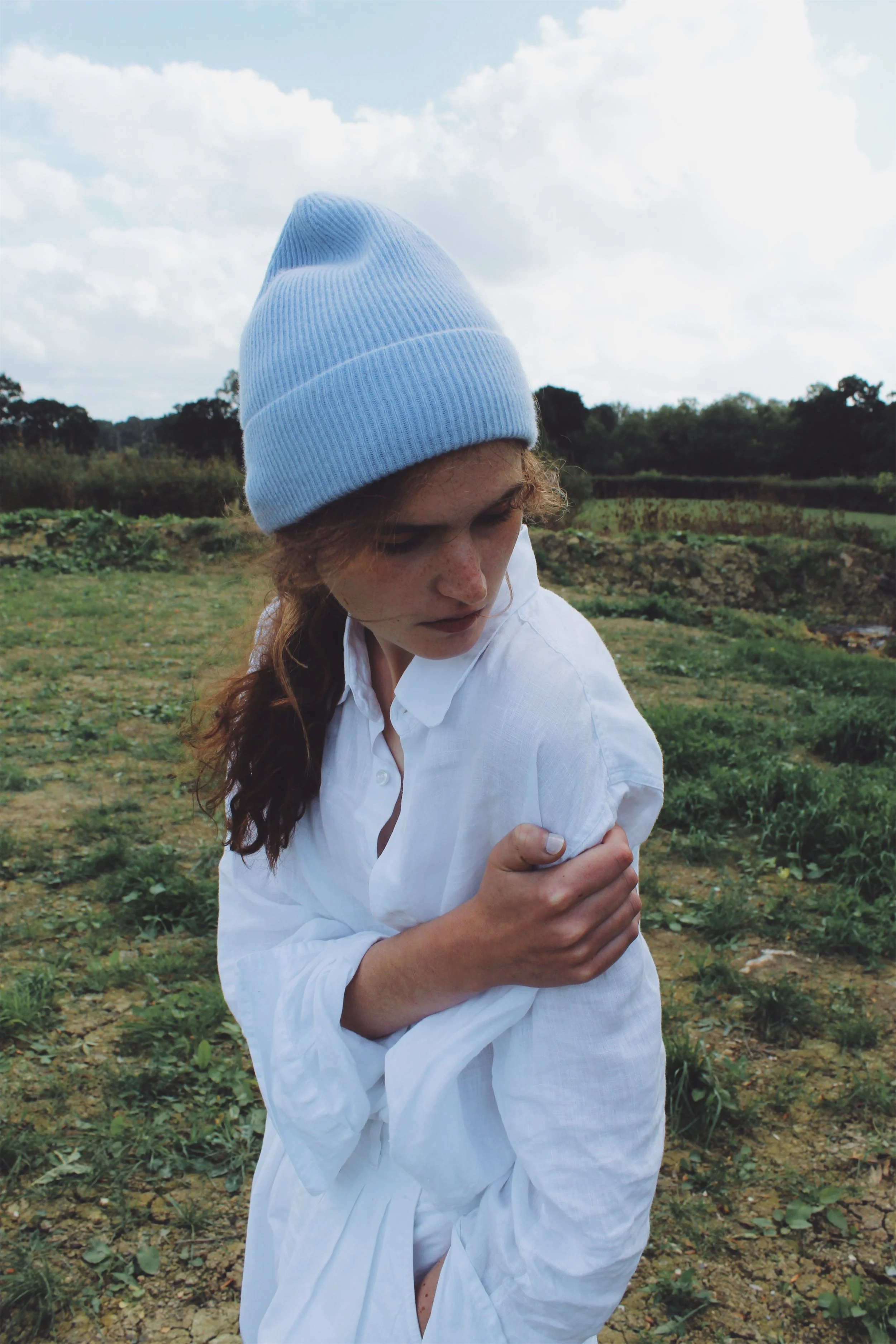Lou Dungate Exeter Cornflower Beanie Hat.jpeg