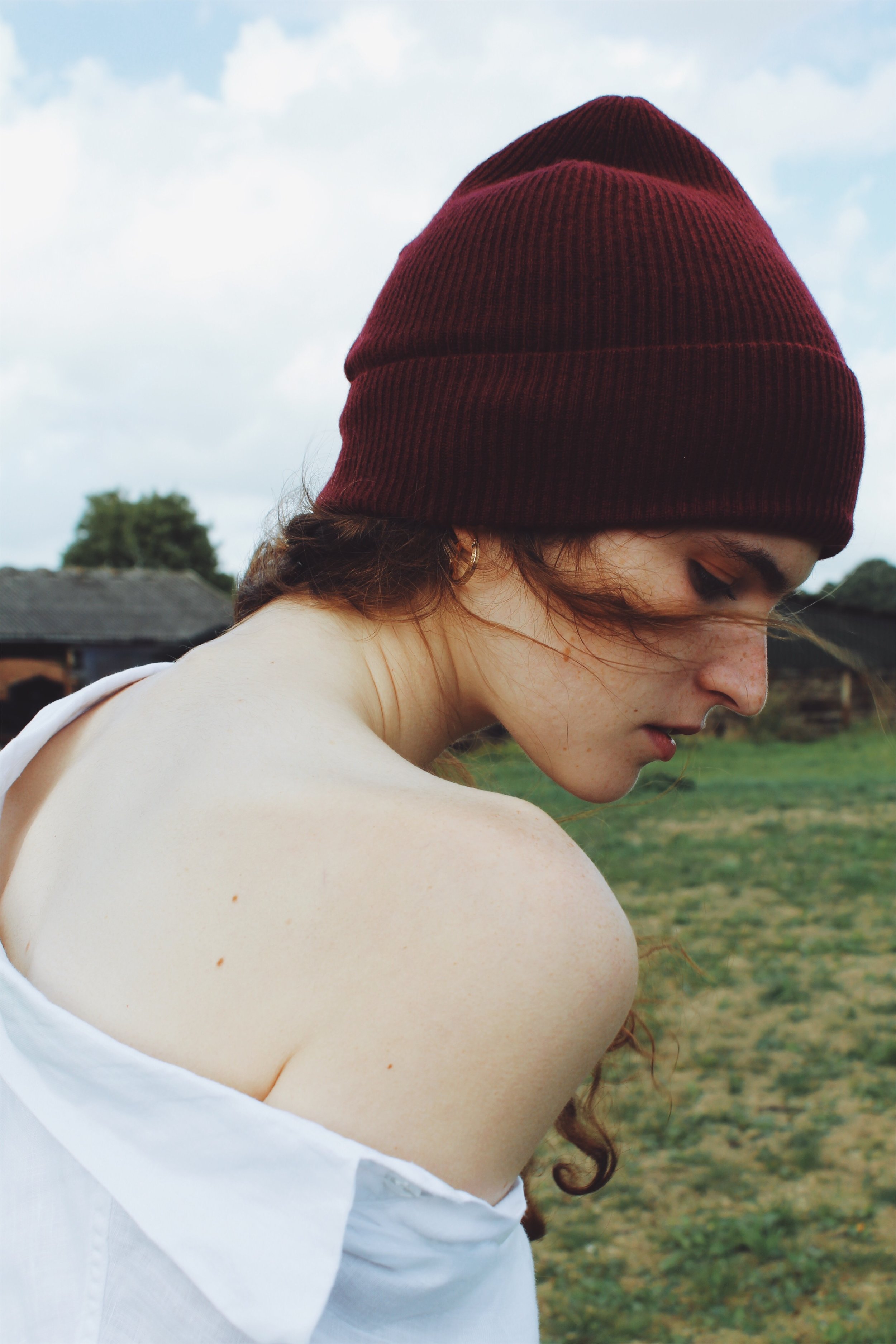 Lou Dungate Burgundy Beanie Hat.jpg