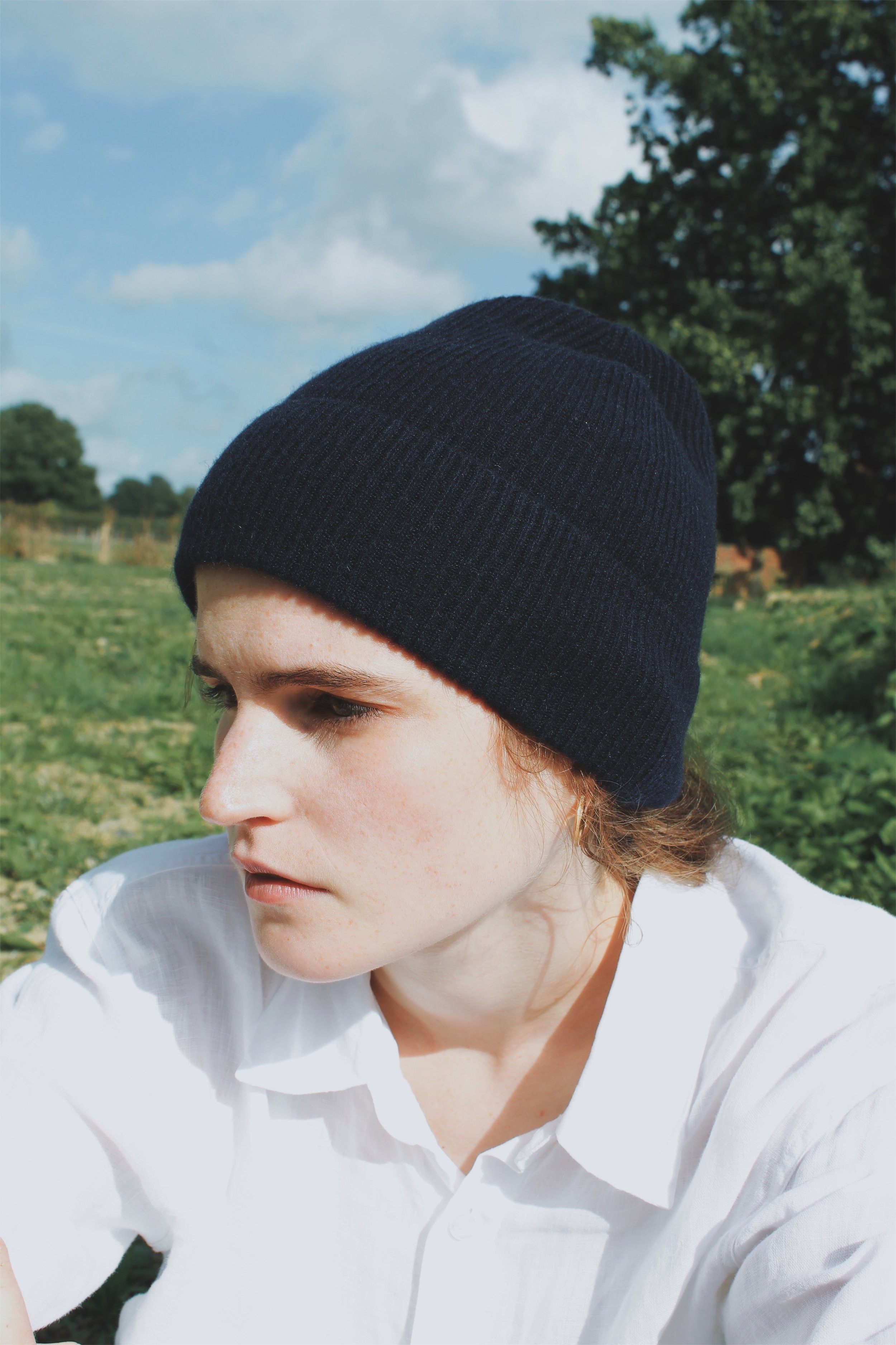 Lou Dungate Navy Cashmere Hat.jpeg