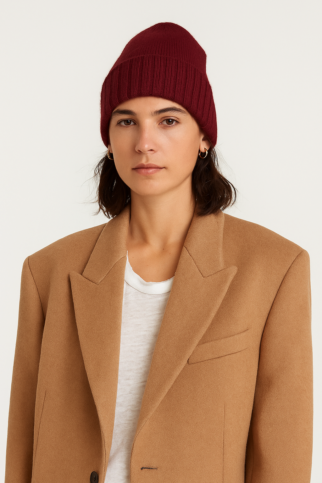 Lou Dungate Bruma Cashmere Beanie in Burgundy.png